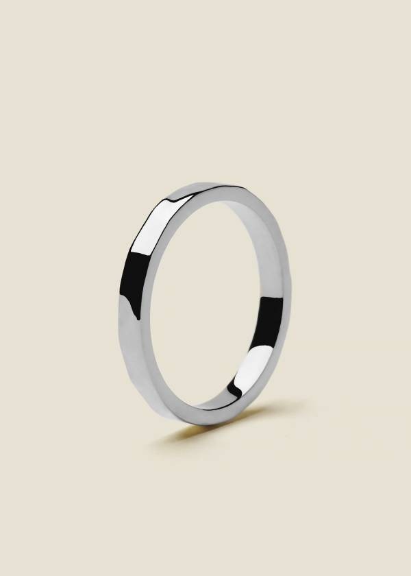 alianza de boda oro blanco