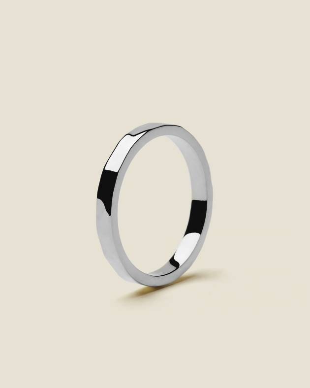 alianza de boda oro blanco